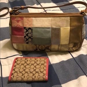 Coach bag with ID holder